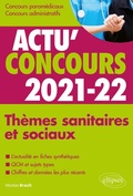 Cover: Th&egrave;mes sanitaires et sociaux 2021-2022 - Cours et QCM - Ellipses eBooks