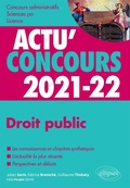 Cover: Droit public 2021-2022 - Cours et QCM - Ellipses eBooks