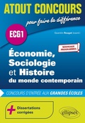 Cover: &Eacute;conomie, Sociologie et Histoire du monde contemporain - ECG1 - Nouveaux programmes - Ellipses eBooks