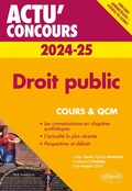 Cover: Droit public 2024-2025 - Cours et QCM - Ellipses eBooks