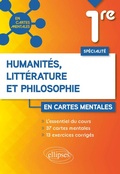 Cover: Sp&eacute;cialit&eacute; Humanit&eacute;s, Litt&eacute;rature et Philosophie. 1re - Ellipses eBooks