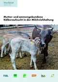 Cover: Mutter- und ammengebundene K&auml;lberaufzucht in der Milchviehhaltung - Forschungsinstitut f&uuml;r biologischen Landbau FIBL