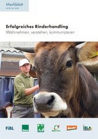 Enlarge image Cover: Erfolgreiches Rinderhandling - Forschungsinstitut für biologischen Landbau FIBL