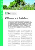 Cover: Wildbienen und Best&auml;ubung - Forschungsinstitut f&uuml;r biologischen Landbau FIBL