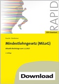Cover: Mindestlohngesetz (MiLoG) - NWB