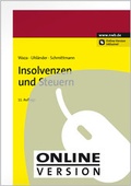 Cover: Insolvenzen und Steuern - NWB