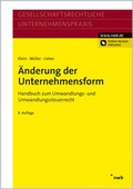 Cover: &Auml;nderung der Unternehmensform - NWB