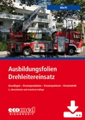 Cover: Ausbildungsfolien Drehleitereinsatz - Download - ecomed Storck