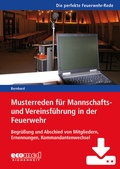 Cover: Musterreden f&uuml;r Mannschafts- und Vereinsf&uuml;hrung in der Feuerwehr (Teil 1) - Download - ecomed Storck