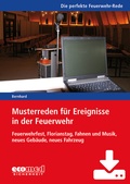 Cover: Musterreden f&uuml;r Ereignisse in der Feuerwehr (Teil 4) - Download - ecomed Storck