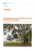 Cover: Consumer Value Monitor (CVM) Werteraum Food - gdi