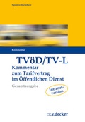 Cover: Tarifvertrag f&uuml;r den &ouml;ffentlichen Dienst - R. v. Decker