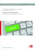 Cover: Vertrauen in der Share Economy. Studie - Universit&auml;tsverlag der TU Berlin