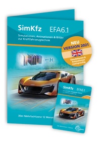Enlarge image Cover: SimKfz EFA6.1 - Version 2021 - Freischaltcode auf Keycard - 30er Mehrfachlizenz - Europa-Lehrmittel