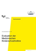 Cover: Evaluation der Medizinischen Kinderschutzhotline - Deutsches Jugendinstitut