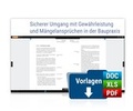 Cover: Sicherer Umgang mit Gew&auml;hrleistung und M&auml;ngelanspr&uuml;chen in der Baupraxis - Forum Verlag Herkert