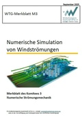 Cover: WTG-Merkblatt M3: Numerische Simulation von Windstr&ouml;mungen - Windtechnologische Ges.