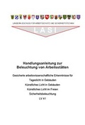 Cover: LV 41 Handlungsanleitung zur Beleuchtung von Arbeitsst&auml;tten - L&auml;nderausschu&szlig; f&uuml;r Arbeitsschutz und Sicherheitstechnik
