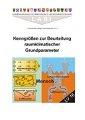 Cover: LV 16 Kenngr&ouml;&szlig;en zur Beurteilung raumklimatischer Grundparameter - L&auml;nderausschu&szlig; f&uuml;r Arbeitsschutz und Sicherheitstechnik