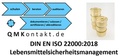 Cover: Musterhandbuch Lebensmittelkette nach DIN EN ISO 22000:2018 und DIN ISO/TS 22002 Lebensmittelsicherheitsmanagement - QMKontakt.de Verlag
