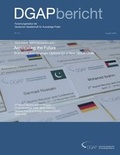 Cover: Anticipating the Future. Scenarios and Strategic Options for a New Global Order - Deutsche Gesellschaft f&uuml;r Ausw&auml;rtige Politik