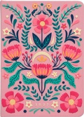 Cover: Taschenkalender A5 2027: Bl&uuml;tenmotiv, bestickt, rosa - Groh