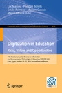Cover: Digitization in Education Risks, Values and Opportunities - Springer