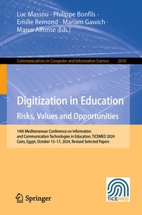 Enlarge image Cover: Digitization in Education Risks, Values and Opportunities - Springer