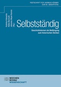 Cover: Selbstst&auml;ndig - Wochenschau Verlag
