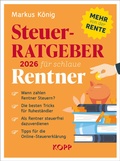 Cover: Steuerratgeber 2026 f&uuml;r schlaue Rentner - Kopp Verlag