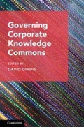 Cover: Governing Corporate Knowledge Commons - Cambridge University Press