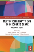 Cover: Multidisciplinary Views on Discourse Genre - Routledge