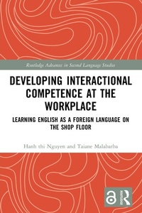 Enlarge image Cover: Developing Interactional Competence at the Workplace - Routledge