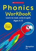 Cover: Phonics Workbook Ages 4-5 - Scholastic