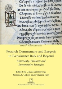 Enlarge image Cover: Petrarch Commentary and Exegesis in Renaissance Italy and Beyond - Legenda