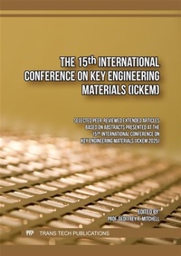 Enlarge image Cover: The 15th International Conference on Key Engineering Materials (ICKEM) - Trans Tech Publications Ltd