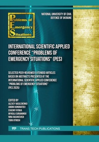 Enlarge image Cover: International Scientific Applied Conference "Problems of Emergency Situations" (PES) - Trans Tech Publications Ltd