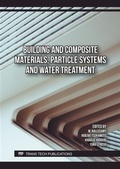 Cover: Building and Composite Materials, Particle Systems and Water Treatment - Trans Tech Publications Ltd