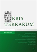 Cover: Orbis Terrarum 23 (2025) - Franz Steiner Verlag
