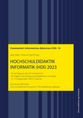 Cover: Hochschuldidaktik Informatik HDI 2023 - Universit&auml;tsverlag Potsdam