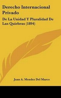 Abbildung von: Derecho Internacional Privado - Kessinger Publishing
