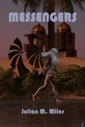 Cover: Messengers (Visions of the Future Anthologies, #15) - Lizards of the Host Publishing