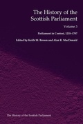 Cover: The History of the Scottish Parliament - Edinburgh University Press