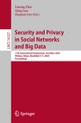 Cover: Security and Privacy in Social Networks and Big Data - Springer