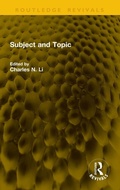Cover: Subject and Topic - Taylor & Francis