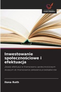 Cover: Inwestowanie spolecznosciowe i efektuacja - Wydawnictwo Nasza Wiedza