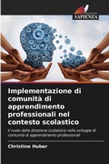 Cover: Implementazione di comunita di apprendimento professionali nel contesto scolastico - Edizioni Sapienza