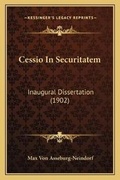 Bild: Cessio In Securitatem - Kessinger Publishing