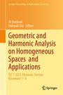 Cover: Geometric and Harmonic Analysis on Homogeneous Spaces and Applications - Springer