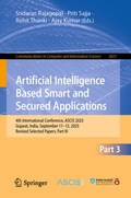 Cover: Artificial Intelligence Based Smart and Secured Applications - Springer
